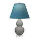 Robert Abbey - MST53B - One Light Accent Lamp - Small Double Gourd - Matte Smokey Taupe Glazed Ceramic w/Lucite