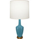 Robert Abbey - OB36 - One Light Accent Lamp - Small Emma - Steel Blue Glazed Ceramic w/Warm Brass
