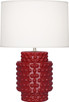 Robert Abbey - OX801 - One Light Accent Lamp - Small Dolly - Oxblood Glazed Textured Ceramic