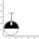 Robert Abbey - P602BLK - One Light Pendant - Mavisten Edition Copernica - Pewter w/Black Painted