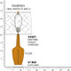 Robert Abbey - PM37 - One Light Table Lamp - Emma - Pumpkin Glazed Ceramic w/Polished Nickel