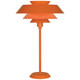 Robert Abbey - PM780 - One Light Table Lamp - Pierce - Pumpkin Gloss Powder Coat