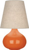 Robert Abbey - PM91 - One Light Accent Lamp - June - Pumpkin Glazed Ceramic