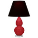 Robert Abbey - RR13K - One Light Accent Lamp - Small Double Gourd - Ruby Red Glazed Ceramic w/Lucite