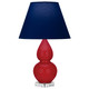Robert Abbey - RR13N - One Light Accent Lamp - Small Double Gourd - Ruby Red Glazed Ceramic w/Lucite