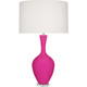 Robert Abbey - RZ980 - One Light Table Lamp - Audrey - Razzle Rose Glazed Ceramic