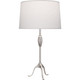 Robert Abbey - S465 - One Light Table Lamp - Grace - POLISHED NICKEL