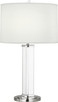 Robert Abbey - S472 - One Light Table Lamp - Fineas - Clear Glass/Polished Nickel