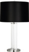 Robert Abbey - S472B - One Light Table Lamp - Fineas - Clear Glass/Polished Nickel