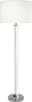Robert Abbey - S473 - One Light Floor Lamp - Fineas - Clear Glass/Polished Nickel