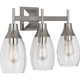 Robert Abbey - S486 - Three Light Wall Sconce - Grace - Polished Nickel