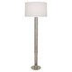 Robert Abbey - S628 - One Light Floor Lamp - Michael Berman Brut - Polished Nickel
