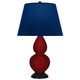 Robert Abbey - SA11N - One Light Accent Lamp - Small Double Gourd - Sangria Glazed Ceramic w/Deep Patina Bronze