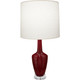 Robert Abbey - SA35 - One Light Accent Lamp - Small Emma - Sangria Glazed Ceramic w/Polished Nickel