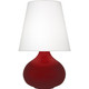 Robert Abbey - SA93 - One Light Accent Lamp - Small June - Sangria Glazed Ceramic