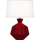 Robert Abbey - SA989 - One Light Accent Lamp - Small Orion - Sangria Glazed Ceramic