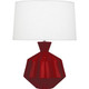 Robert Abbey - SA999 - One Light Table Lamp - Orion - Sangria Glazed Ceramic