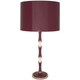 Robert Abbey - SM72RWX - One Light Table Lamp - Kane - Sugar Plum Rose Water w/Polished Nickel