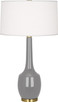 Robert Abbey - ST701 - One Light Table Lamp - Delilah - Smokey Taupe Glazed Ceramic