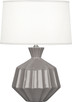 Robert Abbey - ST989 - One Light Accent Lamp - Small Orion - Smokey Taupe Glazed Ceramic