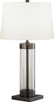 Robert Abbey - Z3318 - One Light Table Lamp - Andre - Clear Glass Cylinder w/Deep Patina Bronze