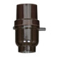 Satco - 80-1110 - Push Thru Socket - Black