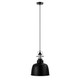 Eglo USA - 202423A - One Light Pendant - Gilwell - Matte Black & Chrome