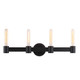 Eglo USA - 204556A - Four Light Bath/Vanity - Broyles - Matte Black