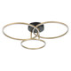 Eglo USA - 205745A - LED Ceiling Mount - Boyal - Gold & Structured Black