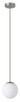 Eglo USA - 206419A - One Light Pendant - Rondo - Matte Nickel
