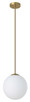 Eglo USA - 206432A - One Light Pendant - Rondo - Brushed Brass