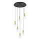 Eglo USA - 390279A - LED Pendant - Terque - Black & Brushed Gold