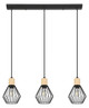 Eglo USA - 43378A - Three Light Pendant - Palmorla - Structured Black