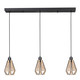 Eglo USA - 43777A - Three Light Pendant - Adwickle - Black