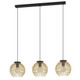 Eglo USA - 900167A - Three Light Pendant - Venezuela - Black