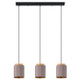 Eglo USA - 99446A - Three Light Linear Pendant - Albariza - Black