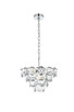 Elegant Lighting - 1050D16C - Six Light Chandelier - Adaline - Chrome and Clear