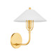 Mitzi - H866101-AGB/SWH - One Light Wall Sconce - Mariel - Aged Brass