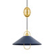 Mitzi - H866701-AGB/SNY - One Light Pendant - Mariel - Aged Brass