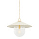 Mitzi - H926701L-AGB/SCR - One Light Pendant - Ressi - Aged Brass