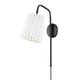 Mitzi - HL476101-SBK - One Light Wall Sconce - Demi - Soft Black