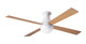 Modern Fan Co - BAL-FM-GW-42-MP-NL-005 - 42Ceiling Fan - Ball Flush - Gloss White