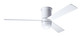 Modern Fan Co - CIR-FM-GW-50-WH-NL-WC - 50Ceiling Fan - Cirrus Flush DC - Gloss White