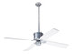Modern Fan Co - IND-GV-50-WH-NL-RC - 50Ceiling Fan - Industry DC - Galvanized