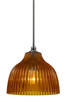Cal Lighting - UP-1070/6-BS - One Light Pendant - LINE VOLTAGE UNI PACK PENDANTS - Brushed Steel