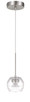 Cal Lighting - UP-1123 - LED Pendant - Ithaca - Brushed Steel