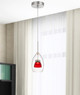 Dimmable With Lutron Brand Dimmers: Dvcl-153P, Scl LED Mini Pendant (UP-128-CL-REDFR)