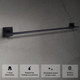 Bishop Towel Bar (BA101A24BK)