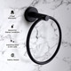 Cain Towel Ring (BA103A07BK)