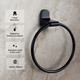 Lyla Towel Ring (BA105A06BK)